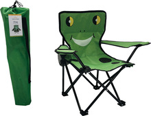 Barnecampingstol frosk 35 x 35 x 62 cm - Sunlife